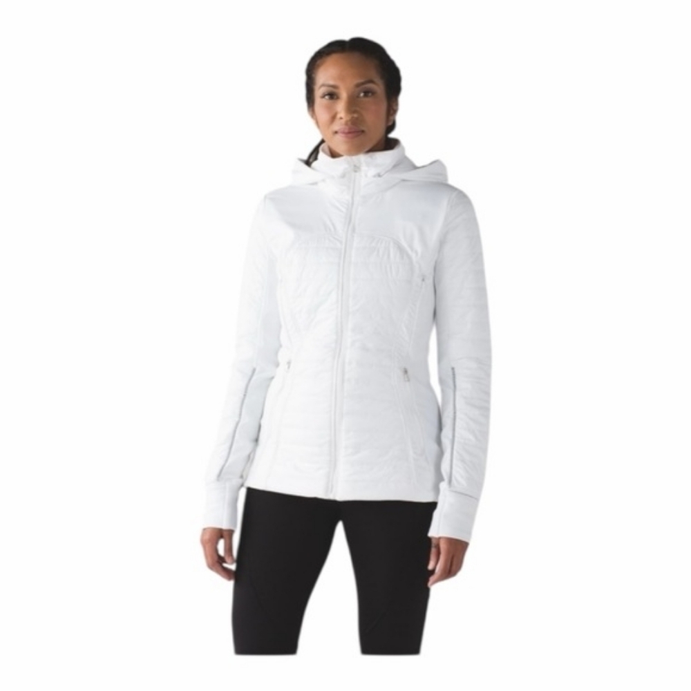 Lululemon First Mile Jacket Ghost White